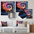 thumbnail image 4 of Designart "VORTEX" Abstract Spirals Metal Wall Art, 4 of 5
