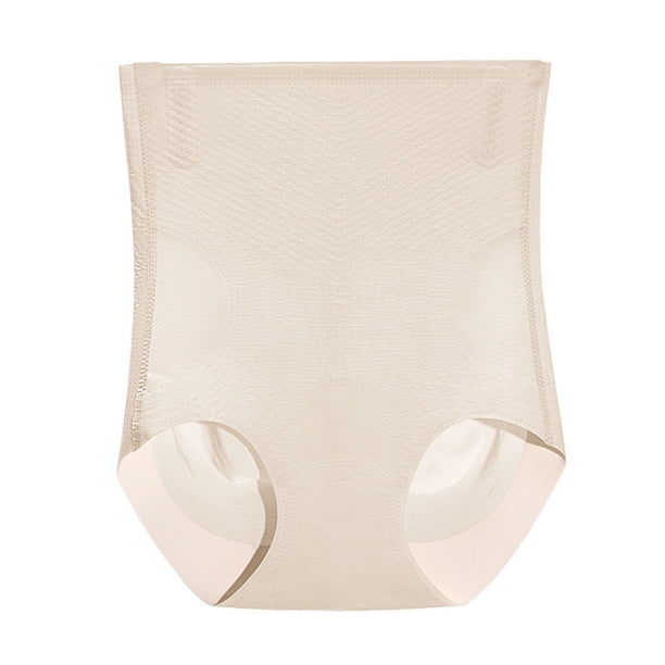 Bragas moldeadoras de abdomen para mujer, ropa interior moldeadora de cintura alta, bragas de compresión sin costuras
