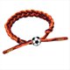 thumbnail image 1 of Pulsera Ajustable Trenzada de Estrella de Fútbol Tejida Española, Regalo de Recuerdo de Trofeo, 1 of 6