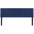 thumbnail image 5 of Emma + Oliver Quilted Tufted Upholstered King Size Headboard in Navy Fabric, 5 of 5