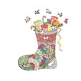 thumbnail image 2 of Teissuly Basswood Early Childhood Educational Puzzle Toy Christmas Stocking 111 Piece Wooden Puzzle Teissuly WER2023112002177, 2 of 6