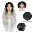 thumbnail image 5 of Unique Bargains Lace Front Wigs Long Water Wave for Women Gray, 5 of 7