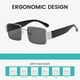 thumbnail image 5 of Gafas de sol con montura metálica de aviador, modernas gafas de sol para exteriores con visera, gafas de sol de metal con pierna ancha de aviador, gafas de sol de moda para mujer, gafas de, 5 of 7