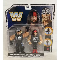 WWE HOLLYWOOD HULK HOGAN & SYXX Mattel Retro NWO WCW figure 2 pack