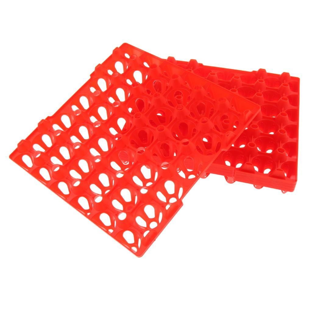 Bvdfgk 5Pcs Farm & Ranch Plastic Egg Trays for 30 Pieces Chicken Eggs Egg Storage Trays