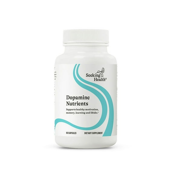 Seeking Health Dopamine Nutrients, Energy Support, Antioxidant Support, Vegetarian (60 Capsules)