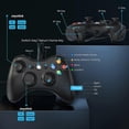 thumbnail image 2 of Wired Controller for Xbox 360, Gamepad with Dual Vibration Turbo Compatible with Xbox 360/PC, 2 of 5