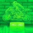 thumbnail image 3 of YSTIAN 3D Motorcycle Car Night Light led Lamp Illusion 7 Color Changing Touch Switch Table Desk Decoration Lamps Birthday Gift Acrylic Base USB Cable Toy, 3 of 3