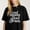 Black-4, variant on Black Mom Magic Printing T Shirt Womens Fashionable Tee