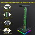 thumbnail image 3 of Piifox RGB Gaming Headset Holder with 10 Lights, Dual USB Interfaces, 3 of 5