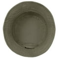 thumbnail image 6 of Bucket Hat for Men Women Unisex 100% Cotton Packable Foldable Summer Travel Beach Outdoor Fishing Hat - SM Olive, 6 of 6