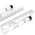 thumbnail image 5 of 2 Pieces Plastic Measuring Rolling Ruler, Parallel Rolling Ruler, Drawing Roller Ruler, Multifunctional Drawing Design Ruler, 5 of 6