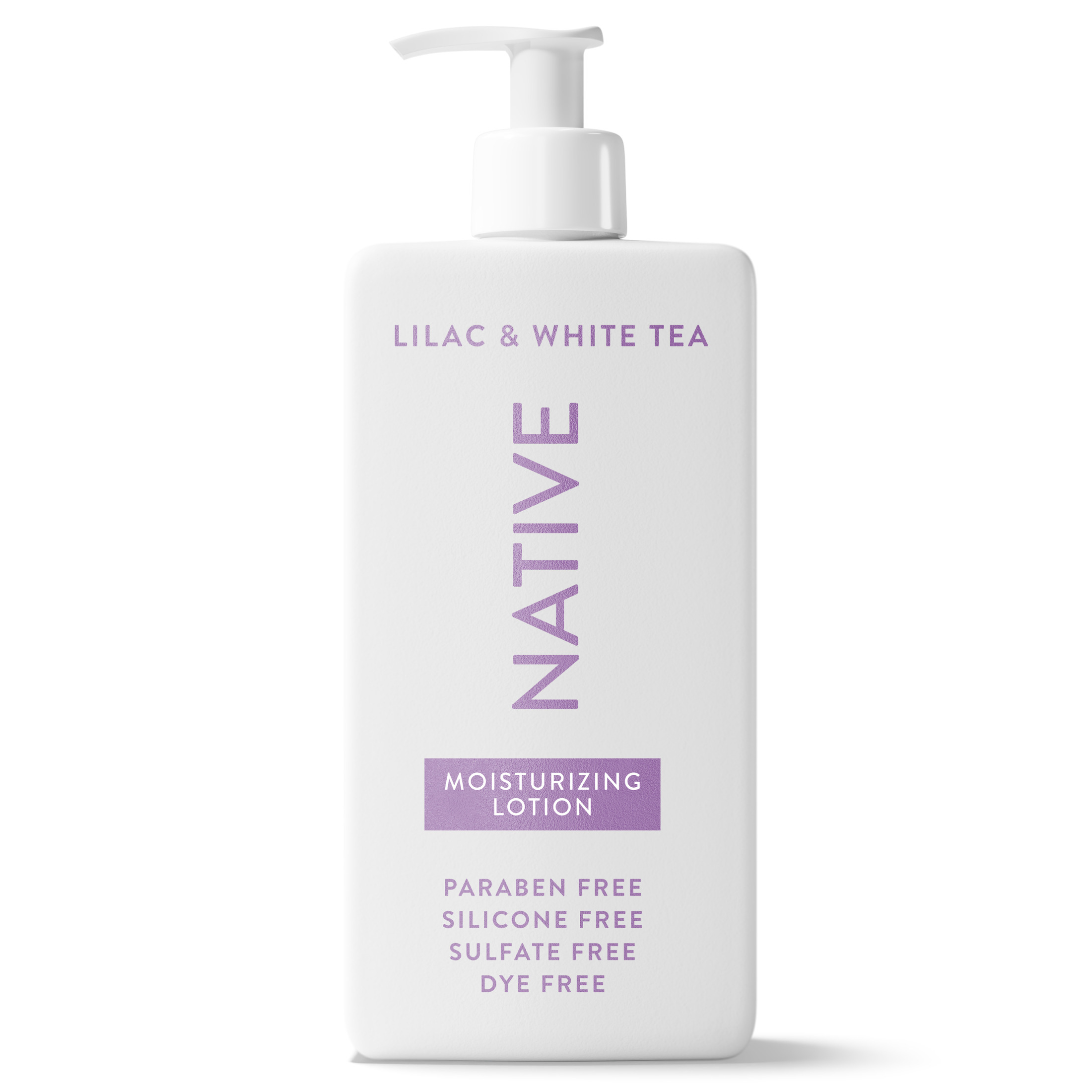 Native Moisturizing Hand & Body Lotion, Lilac & White Tea, for Women and Men, 16.5 fl oz