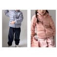 thumbnail image 4 of XIMIN Kids Boy Girl Winter Warm Hooded Puffer Jacket Lightweight Padded Outerwear Zipper Packable Windproof Down Coat with Hood Casual Outerwear, 4 of 7