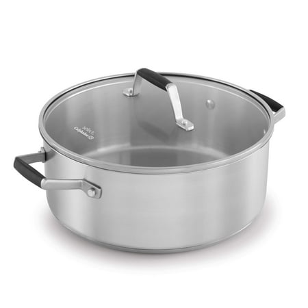 Select by Calphalon Stainless Steel 5-Quart Dutch Oven with Cover