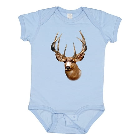 

Inktastic Deer Head Hunter Gift Baby Boy or Baby Girl Bodysuit