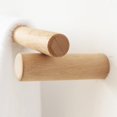 thumbnail image 4 of Toallero Simple Toallero De Madera Para Baño Cocina Hogar (45cm) Afortunado Sencillez, 4 of 5