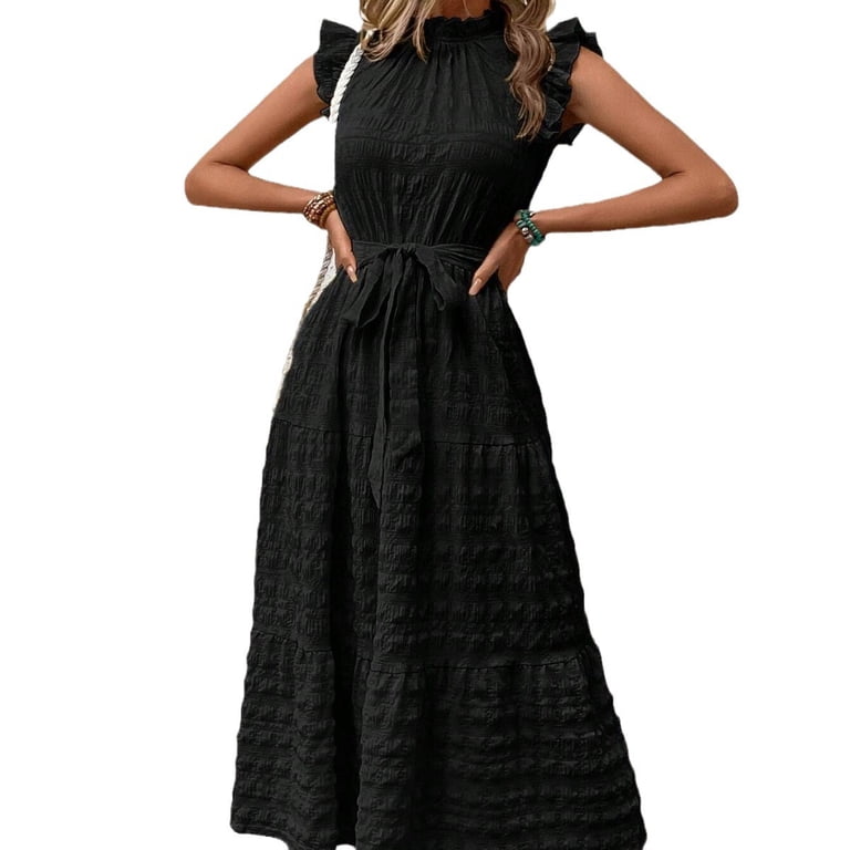 chinese dress ladies Fashion Elegant Halter Neck Velour Long Dress Backless Butterfly Print   wanahavit
