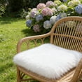 thumbnail image 4 of NWOKYZGH Faux Fur Chair Cover Seat Cushion Pad Super Soft Area Rugs for Living Bedroom Sofa Dorm, 4 of 6