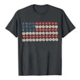 thumbnail image 4 of America 250 Shirt Womens 3/4 Sleeve Patriotic Graphic Tee Summer Casual Outdoor Top Dark Gray L, 4 of 6