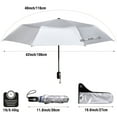 thumbnail image 4 of G4Free UPF 50+ UV Protection Large Travel Umbrella 42/46 Inch Auto Open Close Windproof Sun Blocking Umbrella, 4 of 9