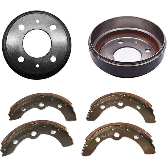 Golf Cart Brake Drum Brake Shoe Kit Replacement for G1 G2 G8 G9 1982-1992 G&E Golf Carts Model