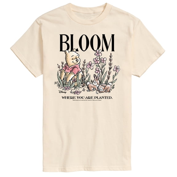 Winnie the Pooh - Bloom Where You Are Planted - Men's Short Sleeve Graphic T-Shirt