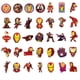 thumbnail image 1 of Pegatinas para equipaje de Deadpool, 35 unidades, tendencia creativa, impermeables, para equipaje y portátil, 1 of 4