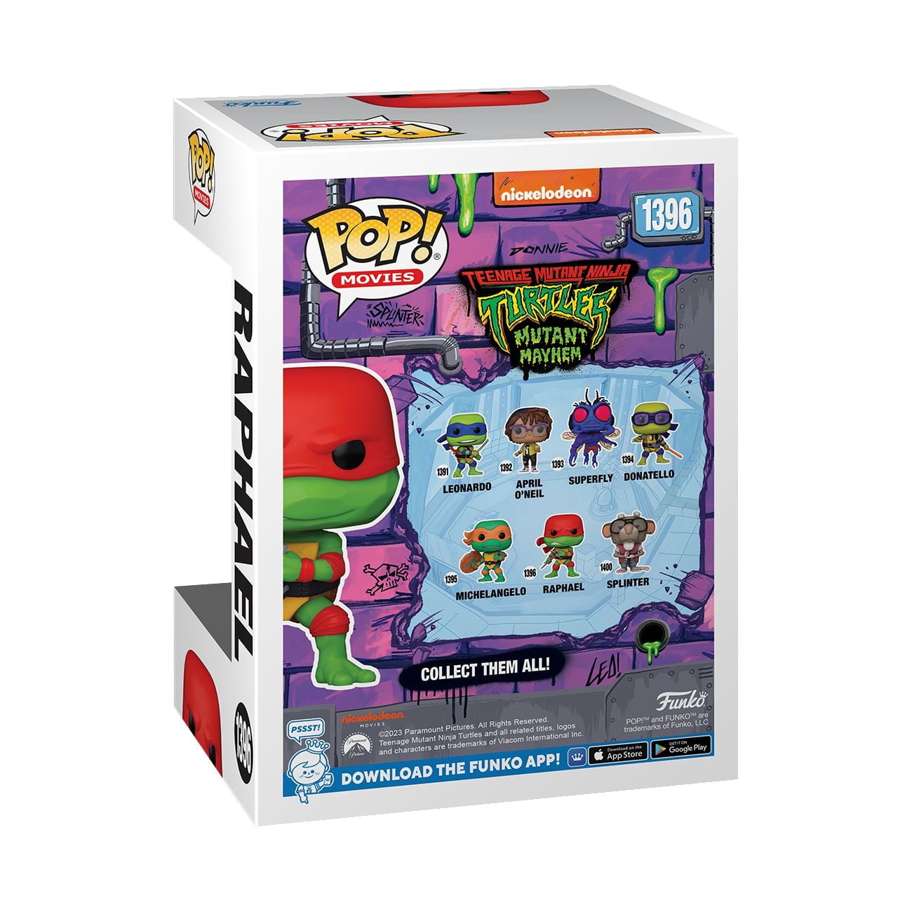 Funko POP Movies: Teenage Mutant Ninja Turtles: Mutant Mayhem - Raphael Figurine En Vinyle