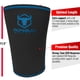 thumbnail image 3 of Rodilleras de 7 mm (1 par) - Rodilleras de alto rendimiento para levantamiento de pesas, cross training y powerlifting - Las mejores rodilleras y correas de compresión - Para hombres y mujeres (Negro/, 3 of 5