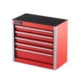 thumbnail image 6 of KFFKFF Steel Toolbox, 8.6-inch, Compact Steel Toolbox with 5 Compartments, Petite Equipment Holder with EVA Cushions and PP Stabilizers, Robust Steel with Smooth Ball Bearing Access, 6 of 9