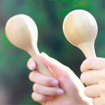thumbnail image 5 of Maracas de madera, sonajero de madera para niños, martones de música para bebés, martillos de arena Feliz Sencillez, 5 of 5