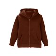 thumbnail image 3 of Girls Hoodie Jacket Sweatshirt Boys Zip up Long Sleeve Casual Crop Sweatshirts with Pockets Kids Fall Solid Fashion Jackets, 3 of 9