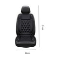 thumbnail image 2 of Yucurem Electric Car Heated Seat Cover 12V Car Heating Cushion Auto Accessories (Black), 2 of 9