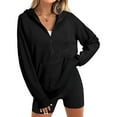 thumbnail image 2 of Fashion Fall Savings Pohista Pullover Hoodie Women Womens Shirts Womens Blouses Plus Size Long Sleeve Women's Blouses Dressy Casual Blue New Arrivals, 2 of 8