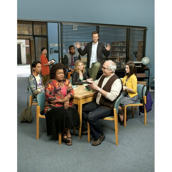 Community Cast Poster Study Group Art decor Art Poster 24x36 Multi-Color Square Adults Best Posters