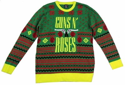 GUNS N ROSES UGLY HOLIDAY SWEATER 
