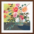 thumbnail image 2 of Art.com Quirky Bouquet II Art Print by Victoria Borges, Brown Frame Wall Art, 21" x 21", 2 of 5