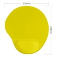 thumbnail image 2 of WIRESTER Mouse Pad Wrist Rest Support Cushion, Solid Yellow, 2 of 6