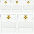 thumbnail image 1 of 5pcs Miniature Storage Cases Transparent Boxes Mini Doll House Accessories, 1 of 2