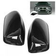 thumbnail image 3 of ERG927795, ABS 2pcs Carbon Fiber Color Left Right Side Rearview Mirror Cover  for Decor, 3 of 8