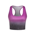 thumbnail image 1 of Tallo más grande Ombre Color Racerback Cult Top Rosegal Sujetadores deportivos, 1 of 5