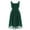 Green, variant on Fldy Kids Girls Chiffon Sleeveless Flower Girl Dress Birthday Party Dress Holiday Casual Sundress Navy Blue 14