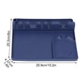 thumbnail image 4 of Soporte para cuchara, espátula de silicona, estante de almacenamiento, 6 ranuras, utensilios para colgar, resto, suministro de cocina, azul sidaley HA004432-06B, 4 of 7