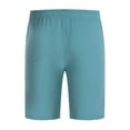thumbnail image 5 of Babysbule Mens Shorts Clearance Men's Summer Fashion Drawstring Elastic Solid Color Loose Casual Five Pants, 5 of 8