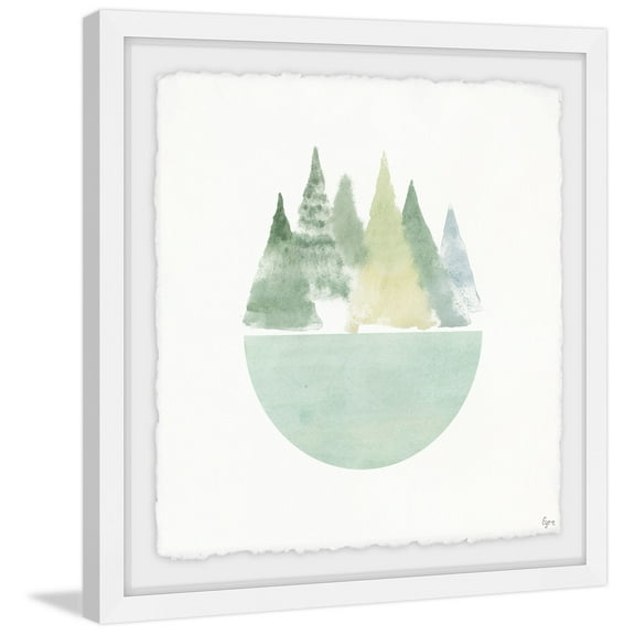 Tree Place Framed Painting Print