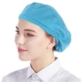 thumbnail image 5 of Yirtree 5pcs Unisex Elastic Chef Hat Kitchen Cooking Chef Cap Food Service Hair Nets, 5 of 7