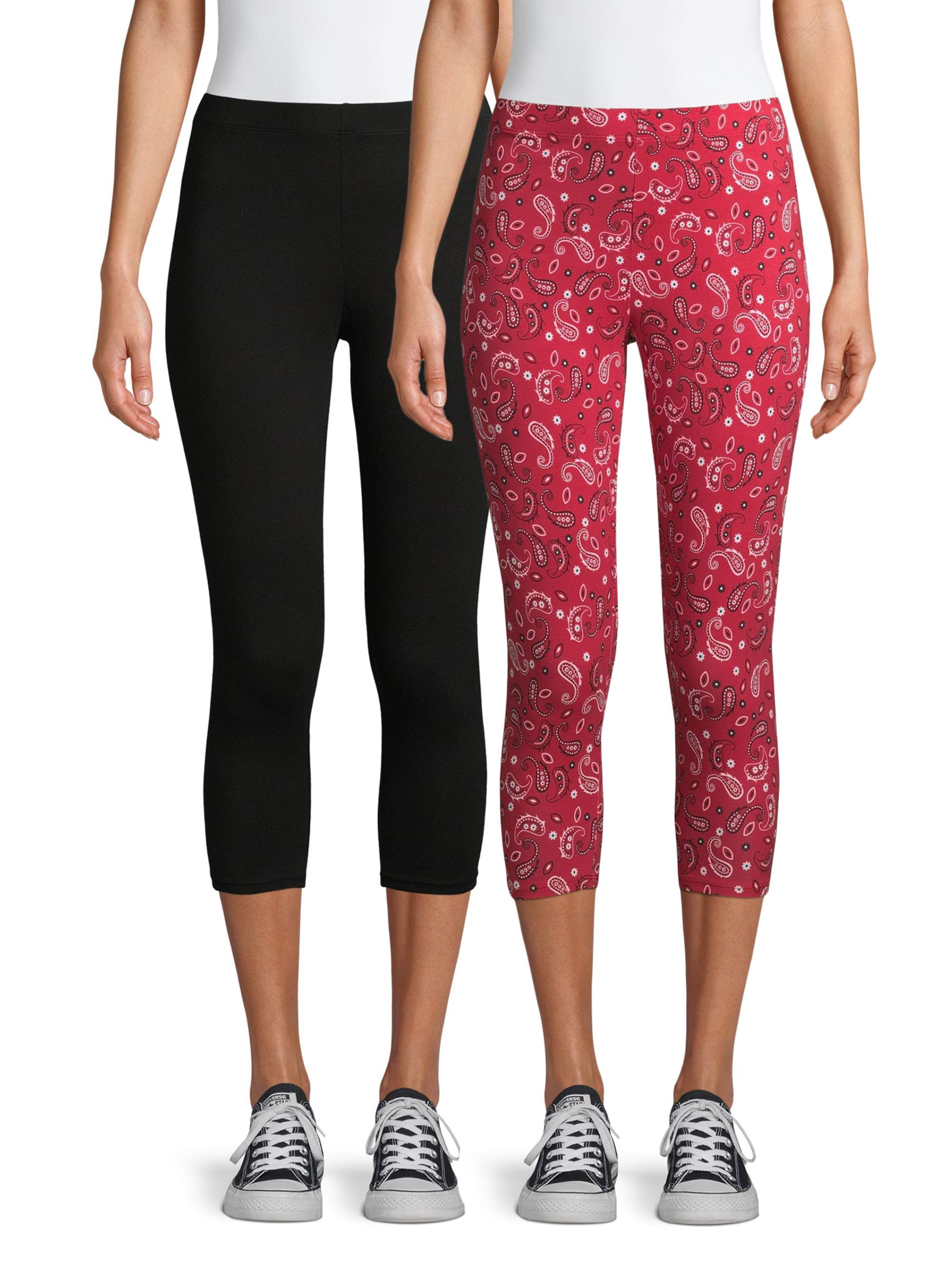 No Boundaries NO BOUNDARIES JUNIOR CAPRI LEGGINGS 2PACK Walmart