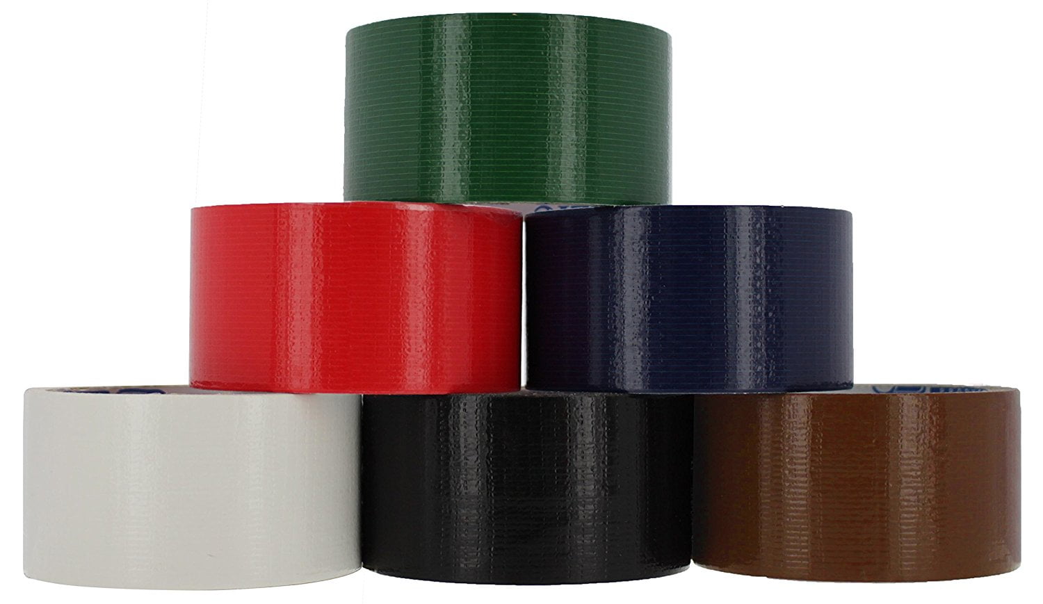 RAMPRO HeavyDuty Duct Tape Assorted Colors Pack of 6 Rolls, 1.88