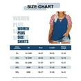 thumbnail image 7 of CASSIE LIZ Womens Tops Plus Size 4th of July Summer Crew Neck Shirts Blue Fashion Short Sleeve Tee Loose Fit Patriotic Red Striped Raglan Tunics Spring Blouses Casual Pullovers XL 14W 16W, 7 of 7